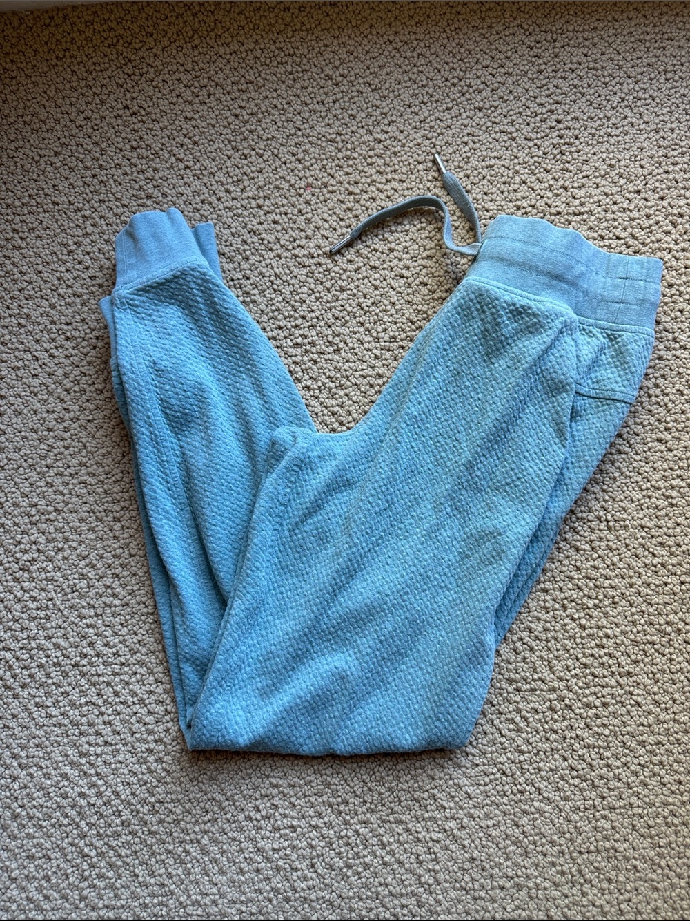 Lululemon Blue Quilted Jogger
